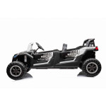 Elektrické autíčko Buggy ATV Racing UTV2000 Štvormiestne!!! Biela - 4 X 150W - 24V10Ah + 24V10Ah grátis